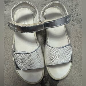 Primigi Metallic Silver and White Kids' Sandals